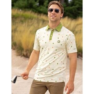 RSVLTS Jurassic Park Breakfast Balls Sz S Polo Golf Stretchy‎ Soft Lightweight